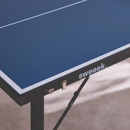 Mini table de ping pong pliable 150x75cm indoor, avec 2 raquettes et 3 balles Bleu 3 - vertbaudet enfant 