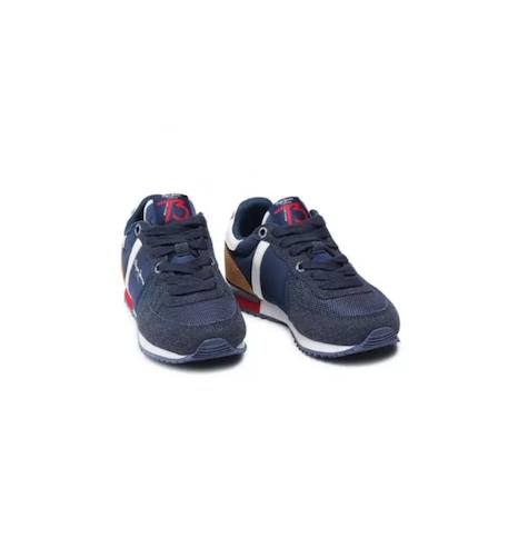 Baskets synthétique sydney combi Navy 3 - vertbaudet enfant 
