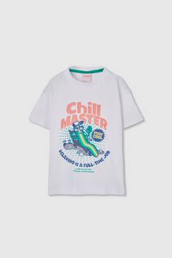 Garçon-T-shirt, polo, sous-pull-T-shirt en coton pour enfant  imprimé