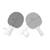 Lot de 2 raquettes et 3 balles pour table de ping pong, sport tennis de table, kit de ping pong Noir et rouge 3 - vertbaudet enfant 