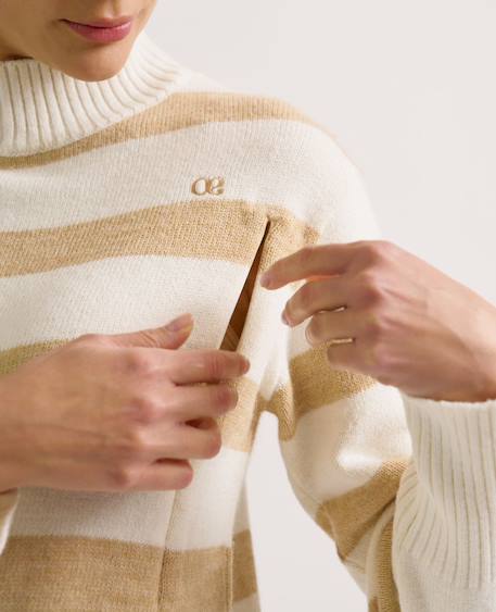 Pull de grossesse et allaitement cabourg Ivoire 6 - vertbaudet enfant 