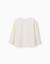 T-shirt en coton avec imprimé floral en relief Blanc 2 - vertbaudet enfant 