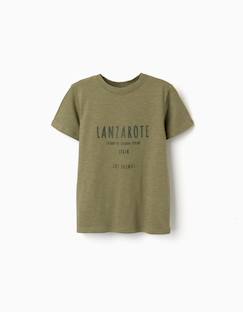 Garçon-T-shirt, polo, sous-pull-T-shirt-T-shirt en coton avec imprimé work of art