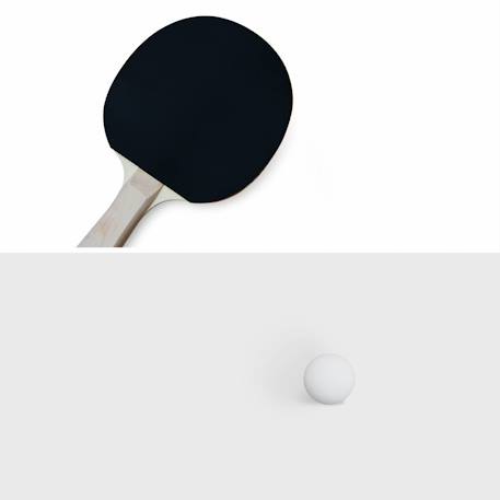 Lot de 2 raquettes et 3 balles pour table de ping pong, sport tennis de table, kit de ping pong Noir et rouge 2 - vertbaudet enfant 