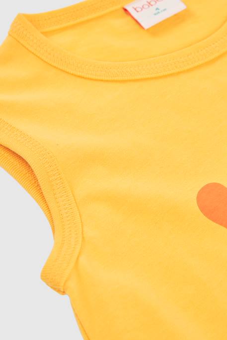 Débardeur enfant coton Jaune 3 - vertbaudet enfant 