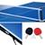 Mini table de ping pong pliable 150x75cm indoor, avec 4 raquettes et 6 balles, pour utilisation intérieure Bleu 6 - vertbaudet enfant 