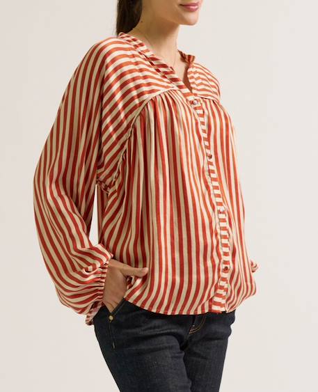 Blouse de grossesse et allaitement madeleine Bleuet+Cuivre 11 - vertbaudet enfant 