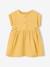 Robe bébé en gaze de coton ocre+vert 1 - vertbaudet enfant 
