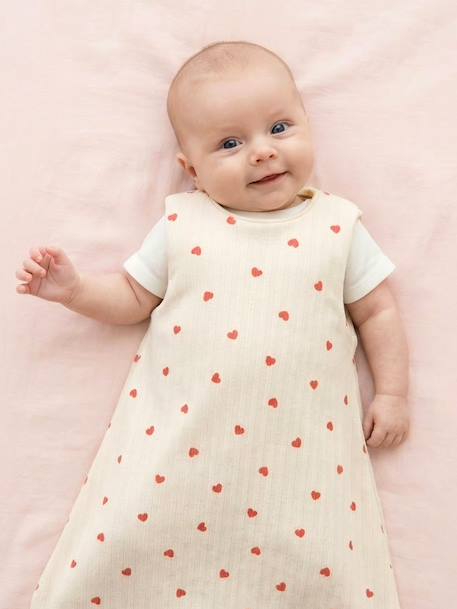 Gigoteuse été bébé MON COEUR écru 1 - vertbaudet enfant 