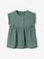 Robe bébé en gaze de coton ocre+vert 5 - vertbaudet enfant 