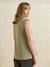 T-shirt grossesse sans manches coton bio beige+kaki 9 - vertbaudet enfant 