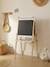Tableau pliable et réglable en hauteur 3 en 1 en bois FSC® blanc+multicolore+Rose 1 - vertbaudet enfant 