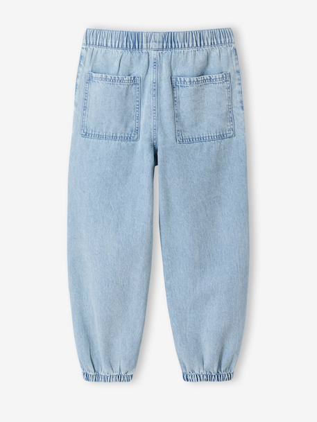 Pantalon parachute denim denim bleached 2 - vertbaudet enfant 