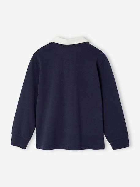 Polo rayé garçon gris chiné+marine+vert+vert d'eau 6 - vertbaudet enfant 