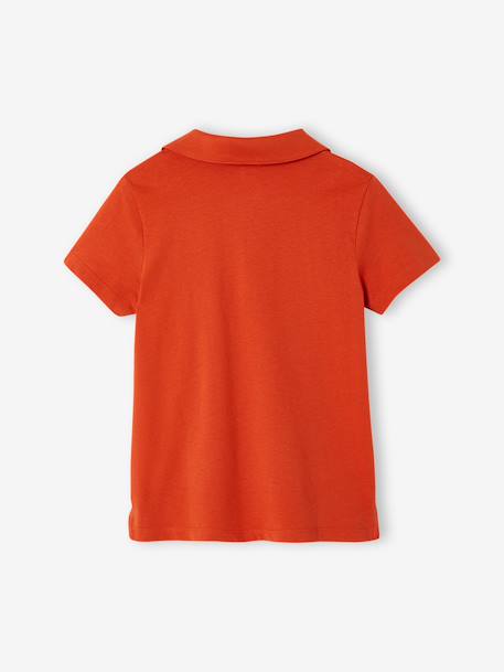 Lot de 2 polos garçon unis manches courtes corail+Lot marine + vert+Lot vert + blanc+orange 23 - vertbaudet enfant 