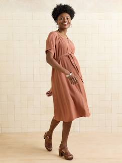 Vêtements de grossesse-Robe grossesse allaitement fluide