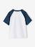 T-shirt manches courtes garçon bleu océan+vert émeraude 3 - vertbaudet enfant 