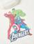 Sweat en coton peigné à capuche et imprimés avengers Blanc 4 - vertbaudet enfant 