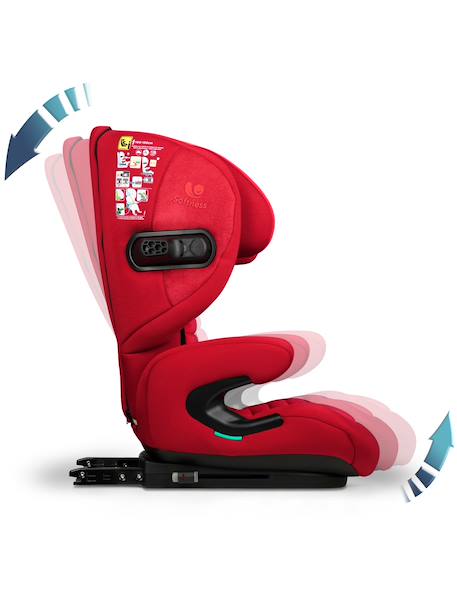 Réhausseur inclinable isofix r129 i-size 100-150 cm softness® eliseo Cappuccino+Carbon+Garden+Ocean+Passion 26 - vertbaudet enfant 