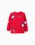 Sweat en coton peigné avec imprimés spider-man Rouge 1 - vertbaudet enfant 