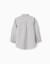 Chemise en coton à manches longues et rayures b&s Blanc 2 - vertbaudet enfant 