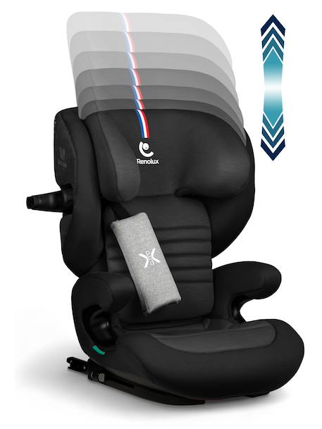 Réhausseur inclinable isofix r129 i-size 100-150 cm softness® eliseo Cappuccino+Carbon+Garden+Ocean+Passion 9 - vertbaudet enfant 