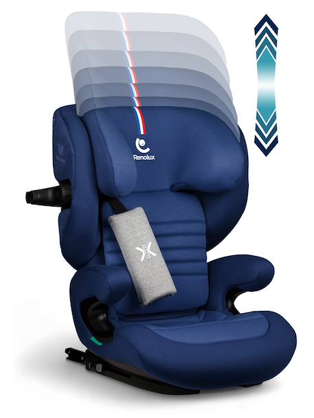 Réhausseur inclinable isofix r129 i-size 100-150 cm softness® eliseo Cappuccino+Carbon+Garden+Ocean+Passion 21 - vertbaudet enfant 