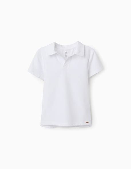 Garçon-Polo en coton à jacquard