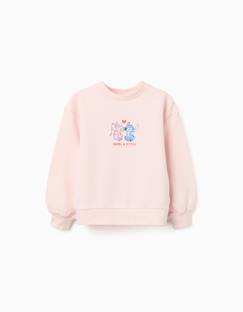-Sweat en coton peigné à imprimés stitch et angel
