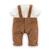 T-shirt & salopette ours 'petit explorateur' pour poupon 30 cm Marron 2 - vertbaudet enfant 