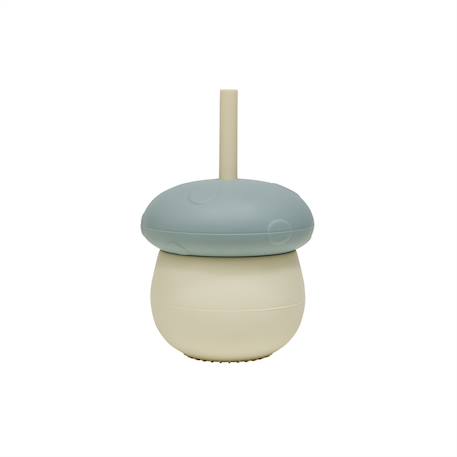 Gourde enfant en silicone Beige+Rouge 1 - vertbaudet enfant 