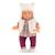 Ensemble hiver 'petit explorateur' pour poupon 30 cm Ecru 4 - vertbaudet enfant 