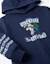 Sweat en coton peigné à capuche et imprimé minecraft Bleu foncé 3 - vertbaudet enfant 