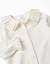 Cardigan en maille avec col et poignets à volants Blanc 3 - vertbaudet enfant 