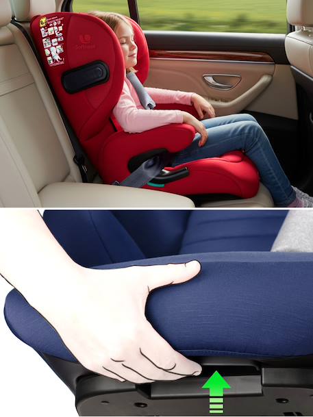 Réhausseur inclinable isofix r129 i-size 100-150 cm softness® eliseo Cappuccino+Carbon+Garden+Ocean+Passion 22 - vertbaudet enfant 