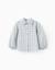 Chemise en coton à carreaux et manches bouffantes Vert clair 4 - vertbaudet enfant 
