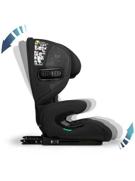 Réhausseur inclinable isofix r129 i-size 100-150 cm softness® eliseo Cappuccino+Carbon+Garden+Ocean+Passion 8 - vertbaudet enfant 