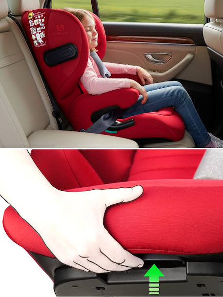 Réhausseur inclinable isofix r129 i-size 100-150 cm softness® eliseo Cappuccino+Carbon+Garden+Ocean+Passion 28 - vertbaudet enfant 