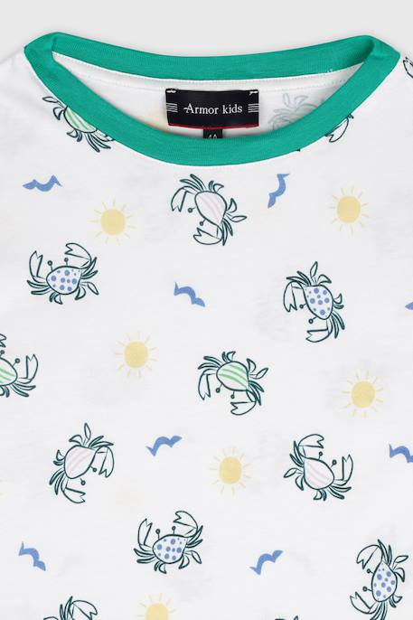 T-shirt imprimé en coton enfant Imprimé crabes 2 - vertbaudet enfant 