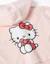 Sweat zippé en coton peigné à capuche et imprimé hello kitty Rose clair 4 - vertbaudet enfant 