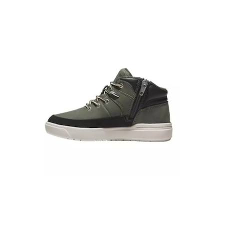 Baskets cuir, synthétique seby mid lace sneaker j Kaki 3 - vertbaudet enfant 