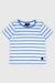Ensemble pyjashort en coton bébé Blanc/blue saphir 2 - vertbaudet enfant 