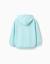 Sweat en coton à capuche et imprimé stitch Bleu clair 2 - vertbaudet enfant 