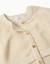 Cardigan en maille à manches cape et lurex Beige clair 3 - vertbaudet enfant 