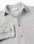 Chemise en coton à manches longues et rayures b&s Blanc 3 - vertbaudet enfant 