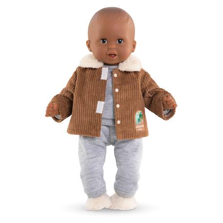 Veste velours 'petit explorateur' pour poupon 30 cm Ecru 3 - vertbaudet enfant 