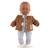 Veste velours 'petit explorateur' pour poupon 30 cm Ecru 3 - vertbaudet enfant 