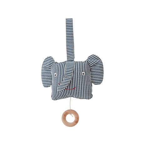 Mobile muscial en coton organique Gris 1 - vertbaudet enfant 