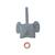Mobile muscial en coton organique Gris 1 - vertbaudet enfant 