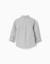 Chemise en coton à manches longues et rayures b&s Blanc 2 - vertbaudet enfant 
